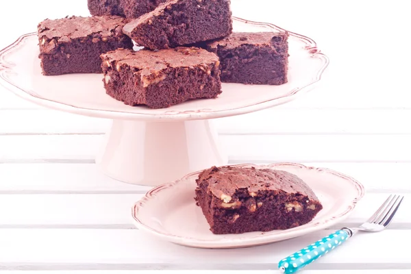 Pastel Brownie — Foto de Stock