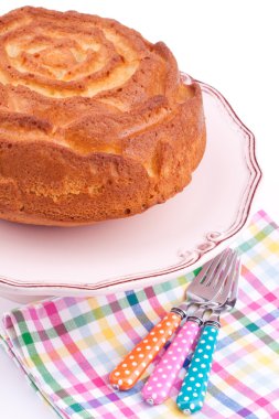 çikolata soslu vanilyalı kek