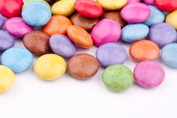 Smarties,sugar coated chocolate — Stock Photo, Image