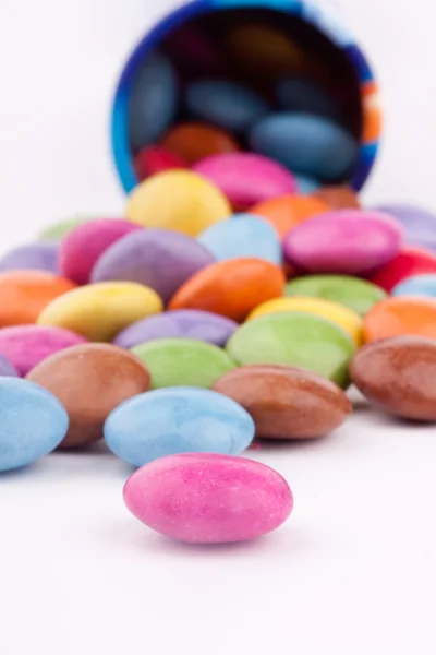 Smarties,sugar coated chocolate — Stock Photo, Image