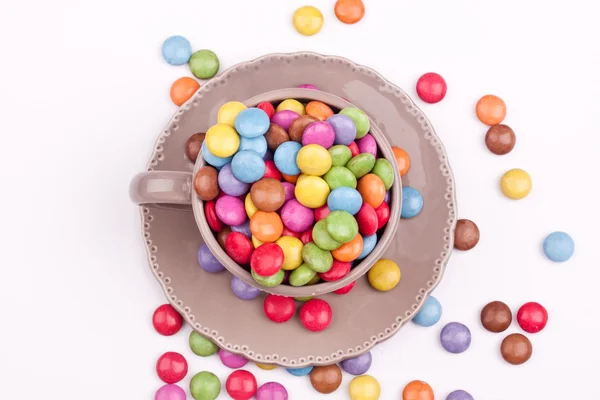 Smartare, sockerbelagd choklad — Stockfoto