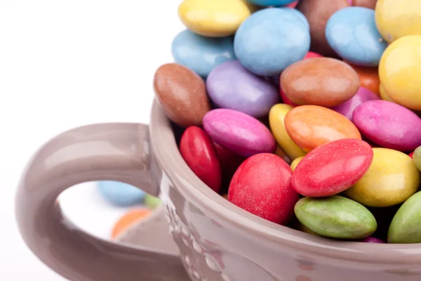 Smarties,sugar coated chocolate — Stock Photo, Image