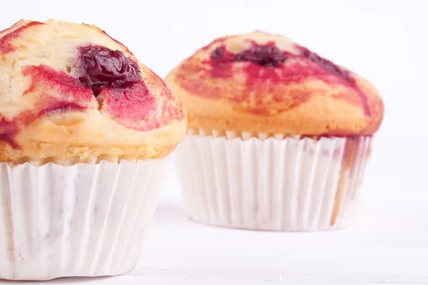 Kirschmuffins — Stockfoto