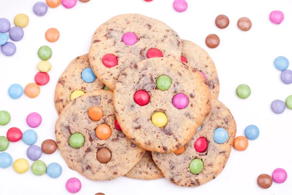 Galletas de chocolate crujientes — Foto de Stock