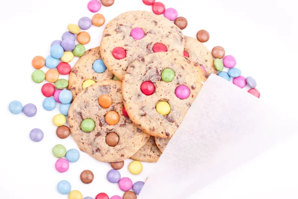 Galletas crujientes de chocolate —  Fotos de Stock