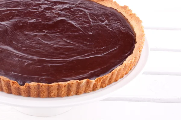 Chocolate tart — Stock Photo, Image