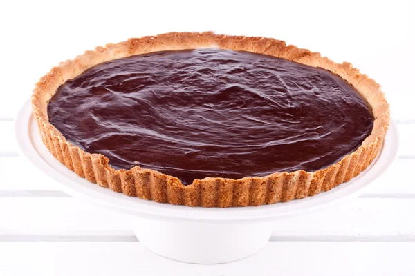 Chocolate tart — Stock Photo, Image