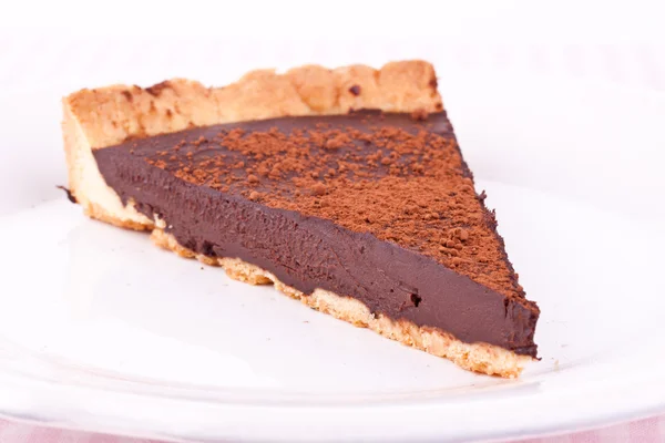 Chocolate tart — Stock Photo, Image
