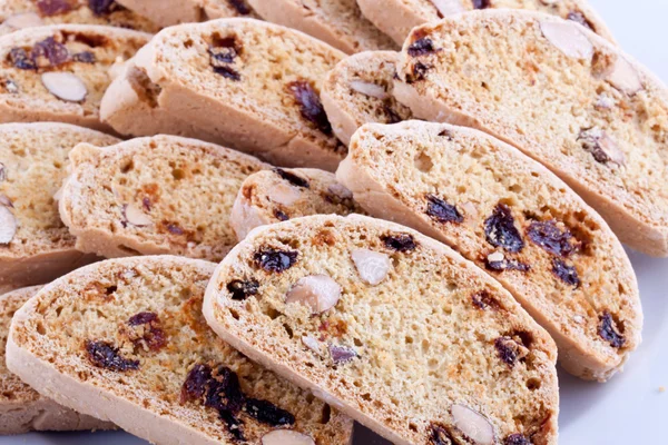 Biscotti with almond — Stock Photo, Image