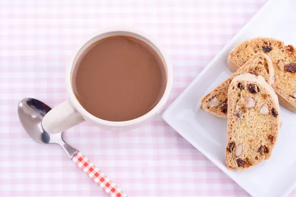 Biscotti with almond — Stock Photo, Image