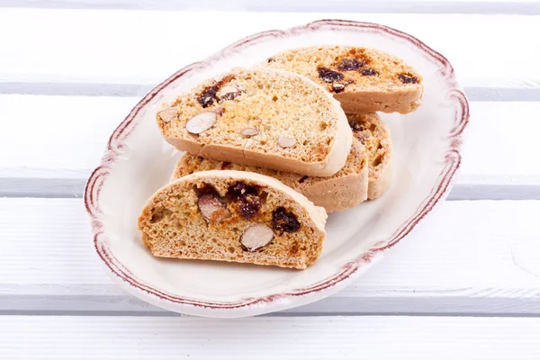 Amandel biscotti — Stockfoto