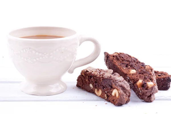 Chocolate biscotti — Stock Photo, Image