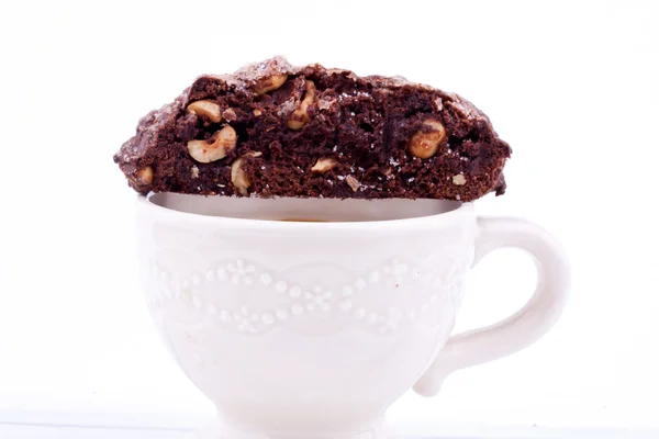 Chocolate biscotti — Stock Photo, Image