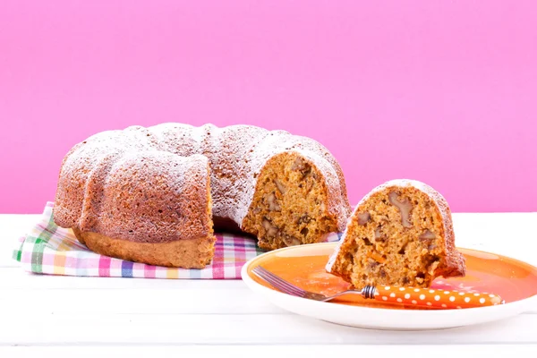 Pastel de zanahoria — Foto de Stock