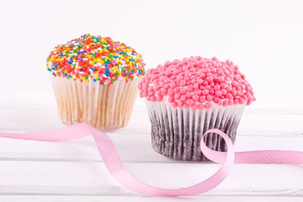 Chocolate cupcakes — Stock Photo, Image