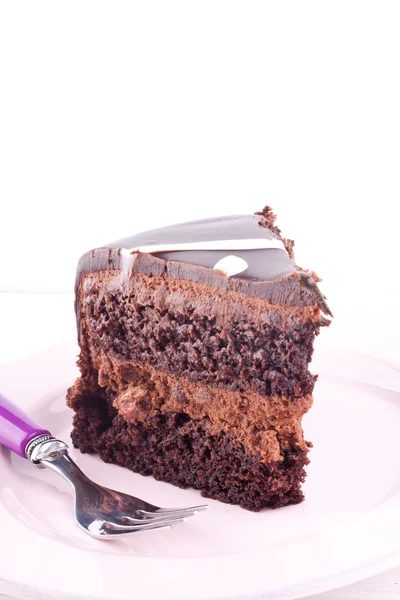 Torta al cioccolato — Foto Stock