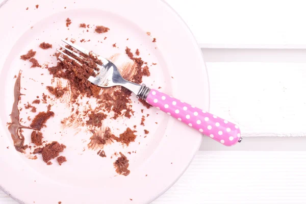 Empty dirty dish — Stock Photo, Image