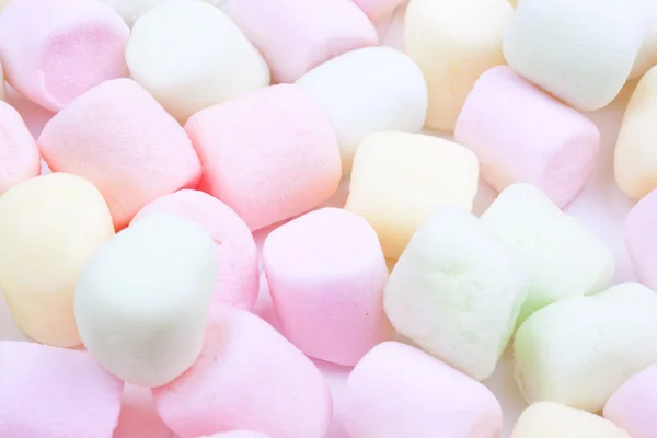 Kleurrijke marshmallows snoep — Stockfoto