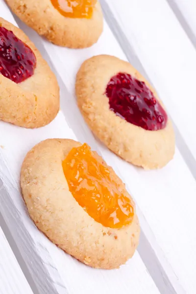 Homemade cookies with marmalade Stock Image