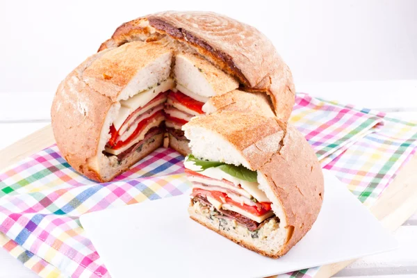 Grote sandwich — Stockfoto