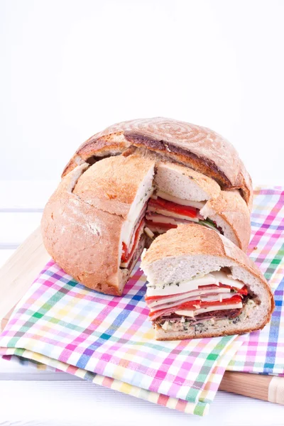 Grote sandwich — Stockfoto