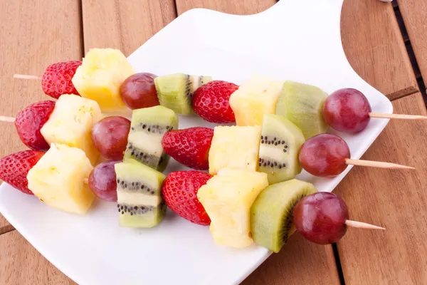 Fruit Kebab — Stockfoto