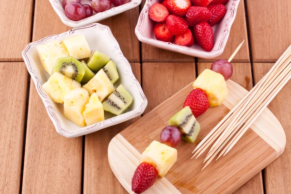 Fruit Kebab — Stockfoto