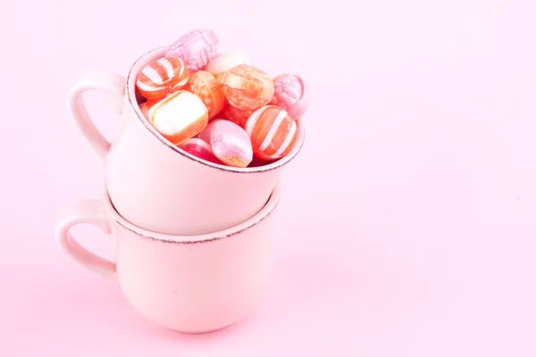Una taza de caramelos — Foto de Stock