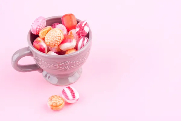 Kubek candys — Zdjęcie stockowe