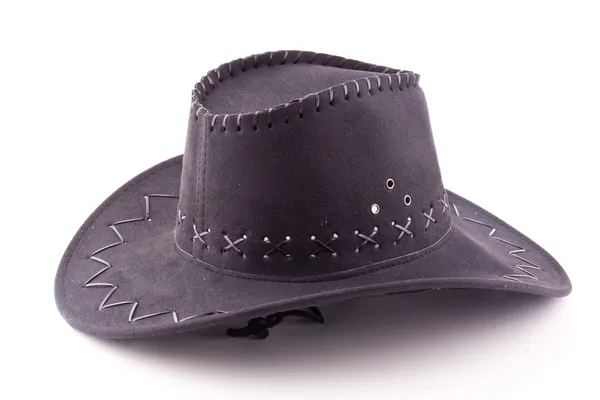Chapéu de cowboy preto — Fotografia de Stock