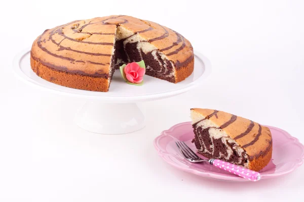 Marmor tårta — Stockfoto