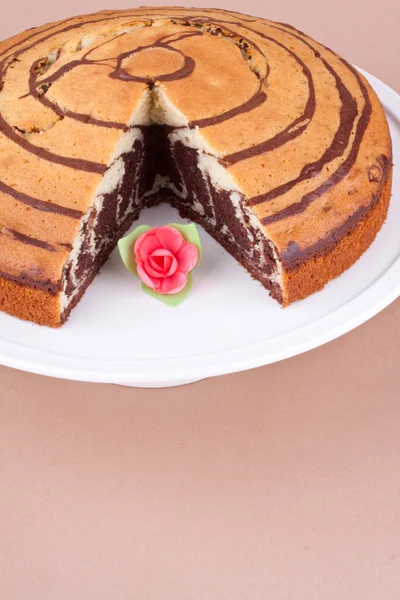 Marmor tårta — Stockfoto