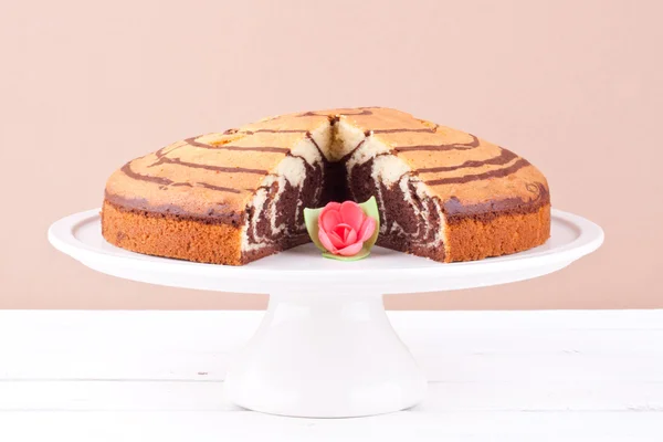 Marble cake — Stock Photo, Image