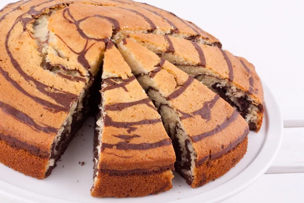 Marble cake — Stock Photo, Image