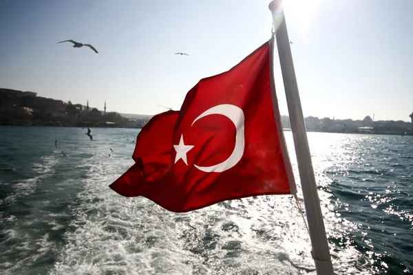 Turkish flag — Stock Photo, Image