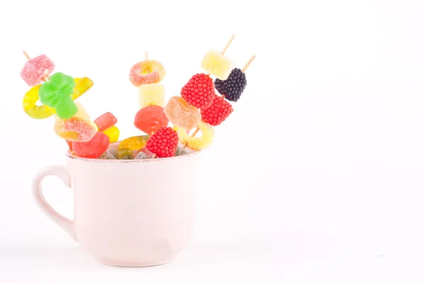 Candy skewer — Stock Photo, Image