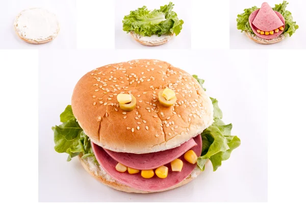 Sandwich voor kinderen — Stockfoto