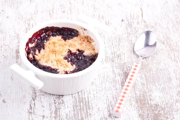 Crumble de cereza — Foto de Stock