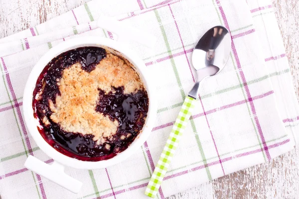 Crumble de cereza — Foto de Stock