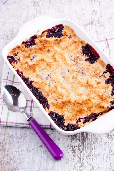 Crumble de cereza — Foto de Stock