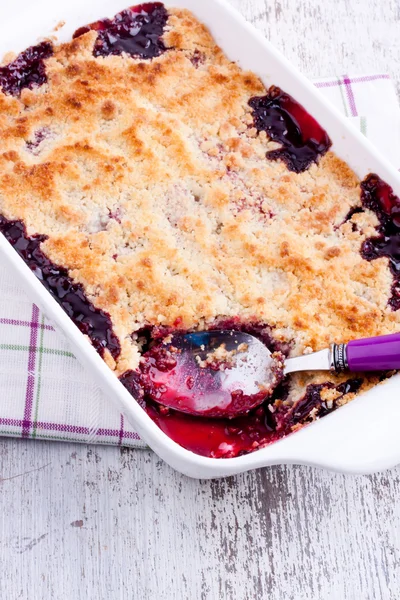 Crumble de cereza — Foto de Stock