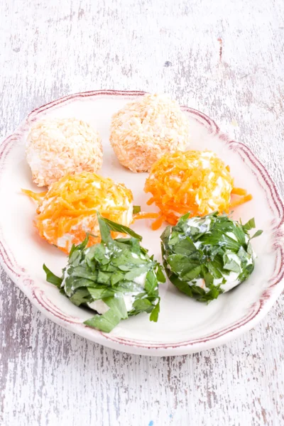 Bolas de queso — Foto de Stock