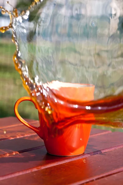 Coffee splash — Stock Photo, Image