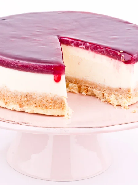 Ahududu cheesecake — Stok fotoğraf