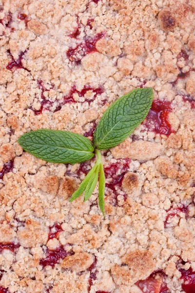 Jordgubb smulpajイチゴのクランブル — ストック写真