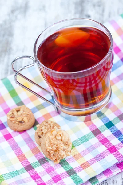 Tee und Kekse — Stockfoto