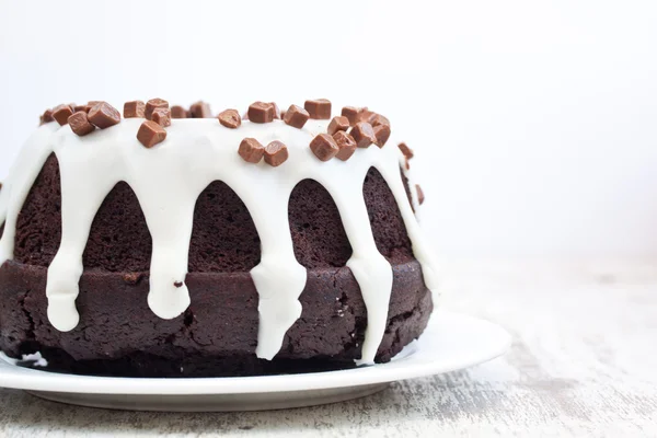 Torta al cioccolato — Foto Stock