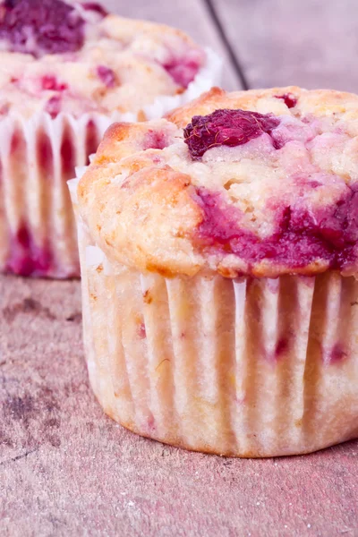 Raspberry muffin — Stock Photo, Image