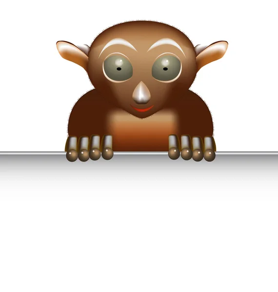 Tarsier. — Vector de stock