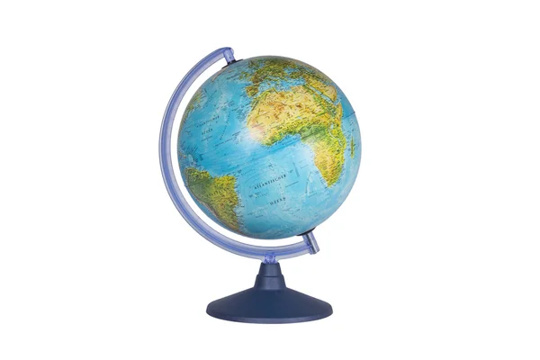 Globe on white background — Stock Photo, Image